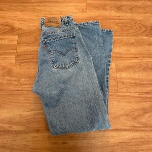 vintage levi’s jeans + orange tab | 962 x loose fit straight leg
